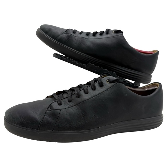 Cole Haan Grand Crosscourt II Mens 13 Black Leather Shoes...